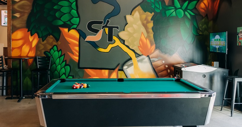 Interior with pool/billiard table