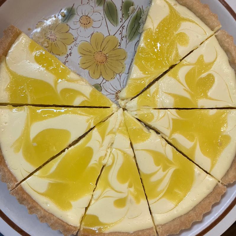 Lemon Swirl Cream Cheese Tart photo