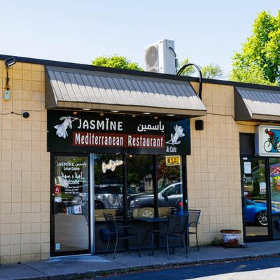 Jasmine Mediterranean Restaurant & Cafe, outside.