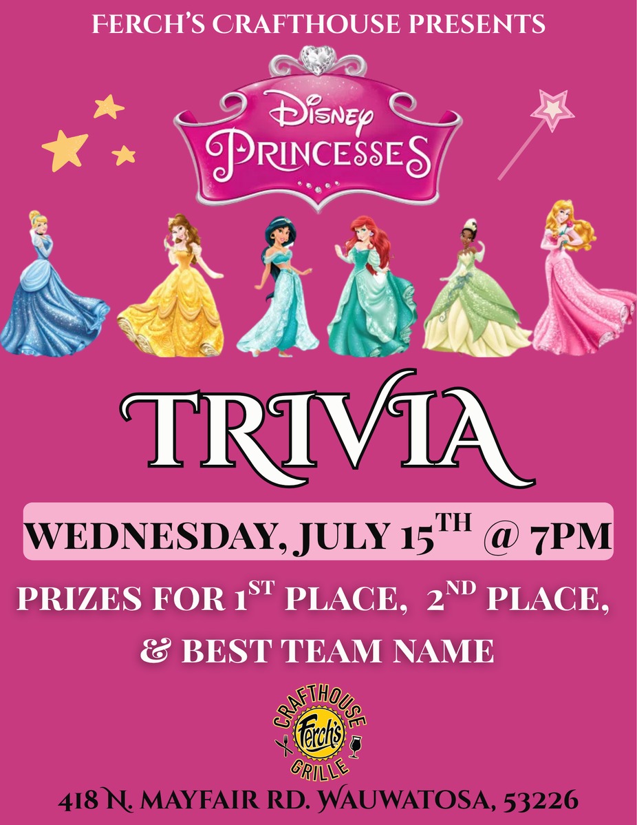 Disney Princess Trivia!! event photo