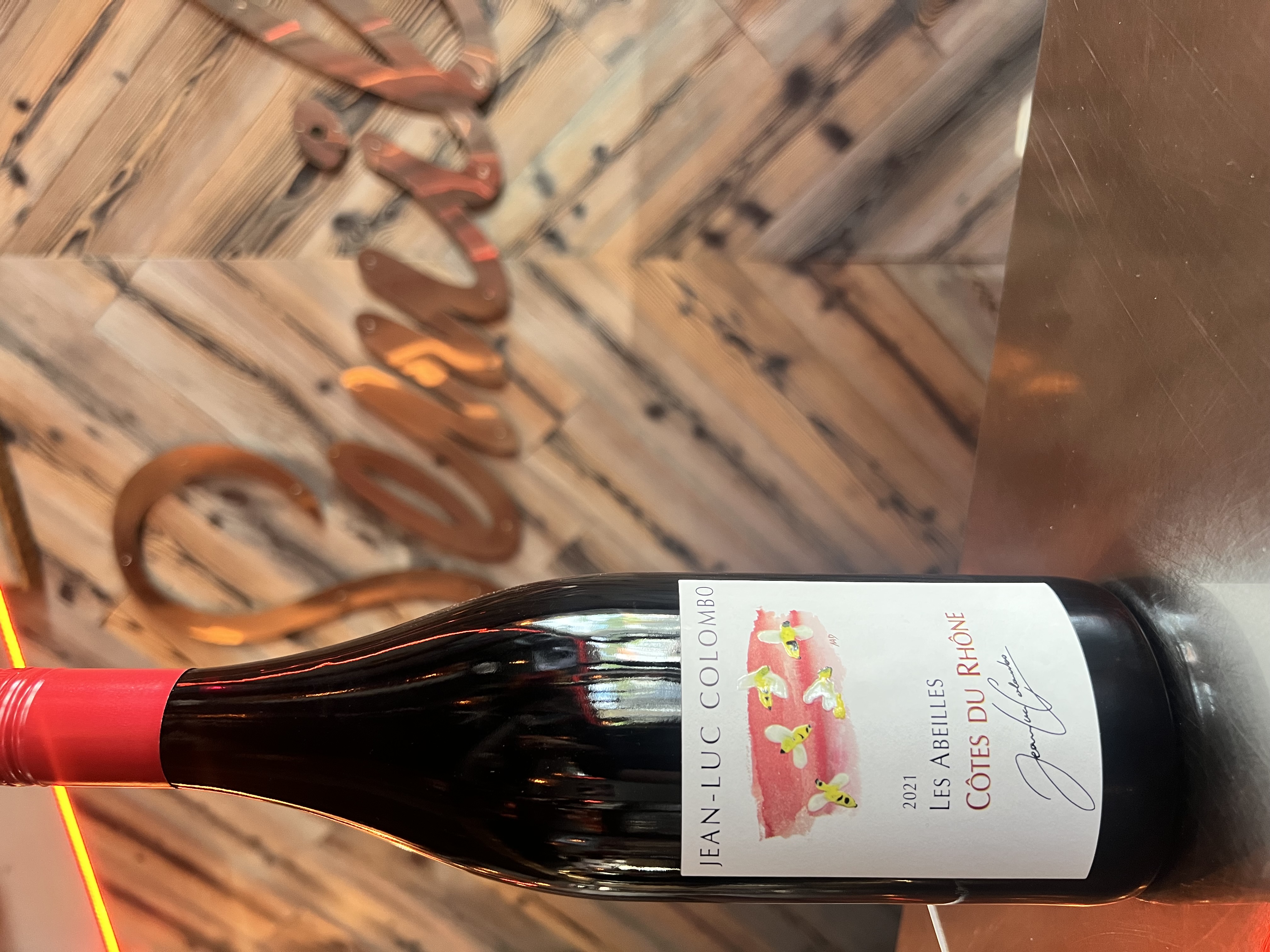 Côtes du Rhône, Les Abeilles, J-L Colombo photo