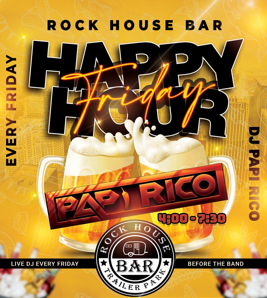 Friday’s Happy Hour Mix with DJ Papi Rico on the 1’s & 2’s Every Friday 4-7:30pm event photo