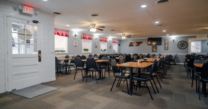 Main seating area inside