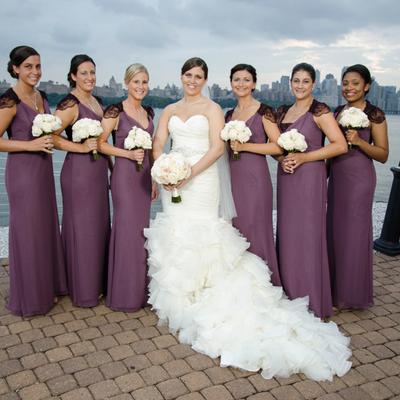 Bride and bridesmaids.