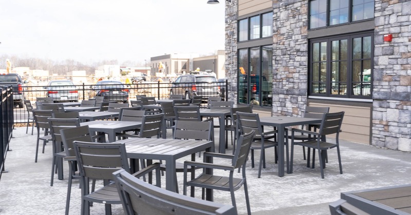 Beautiful patio, seating area