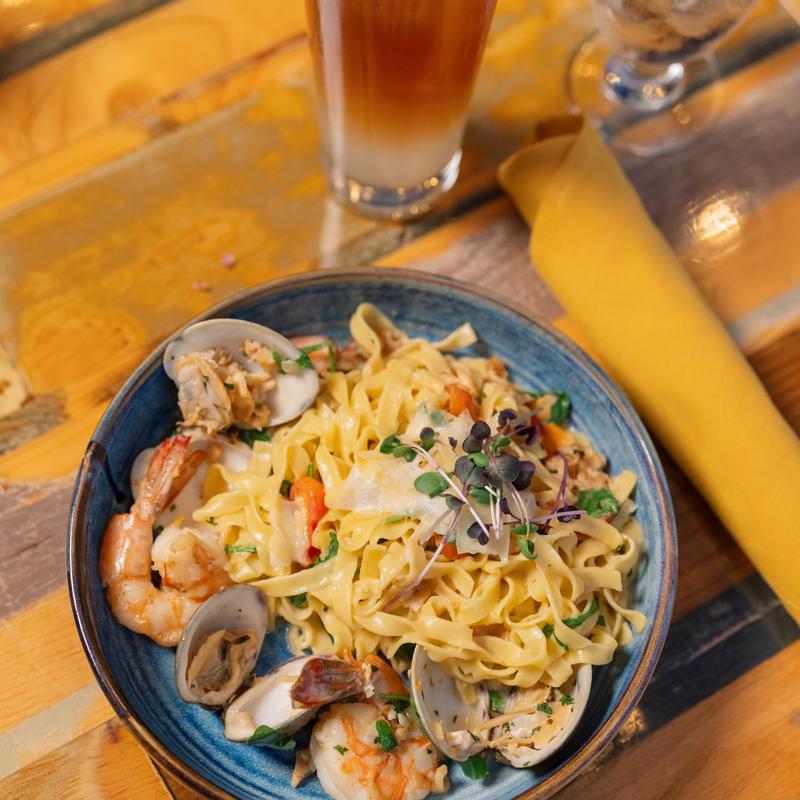Shrimp & Clam Fettucine photo
