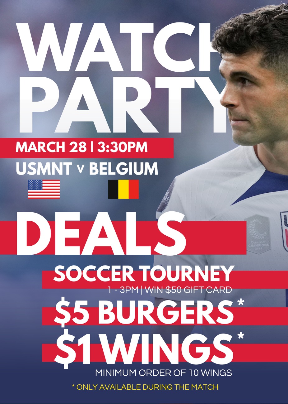 USMNT vs Belgium Watch Party event photo