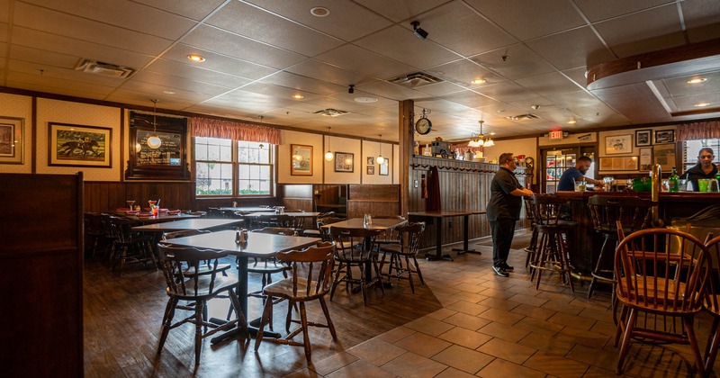 Interior, dining area