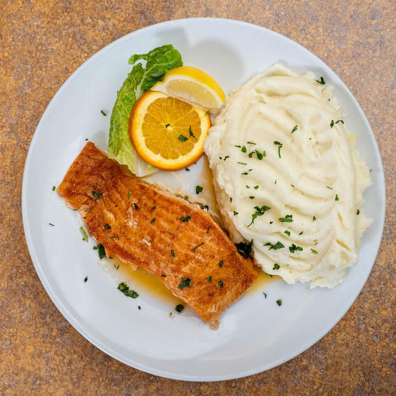 Broiled Filet of Atlantic Salmon photo