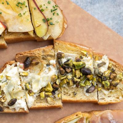 Warm Artichoke Salad, Spiced Pistachio photo