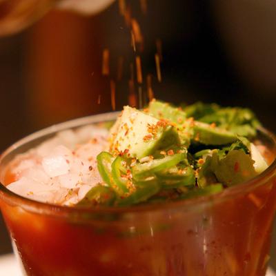 shrimp cocktail, Los Compadres Cantina, Tex Mex, Roanoke, Texas.