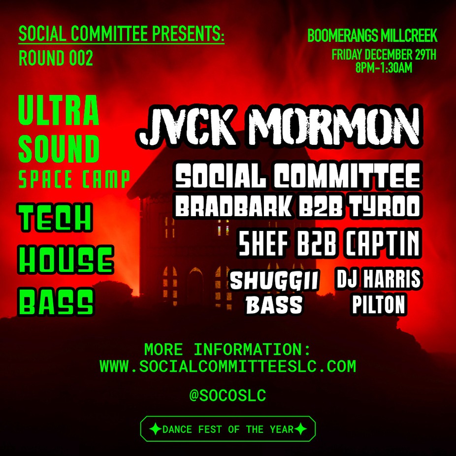 Boomerang's Millcreek Events