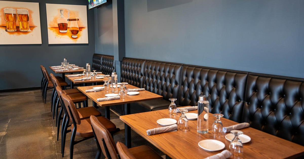 Tables ready for guests