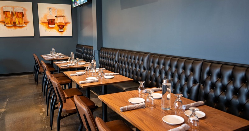 Tables ready for guests