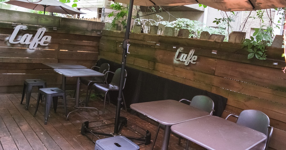 Outdoor seating area