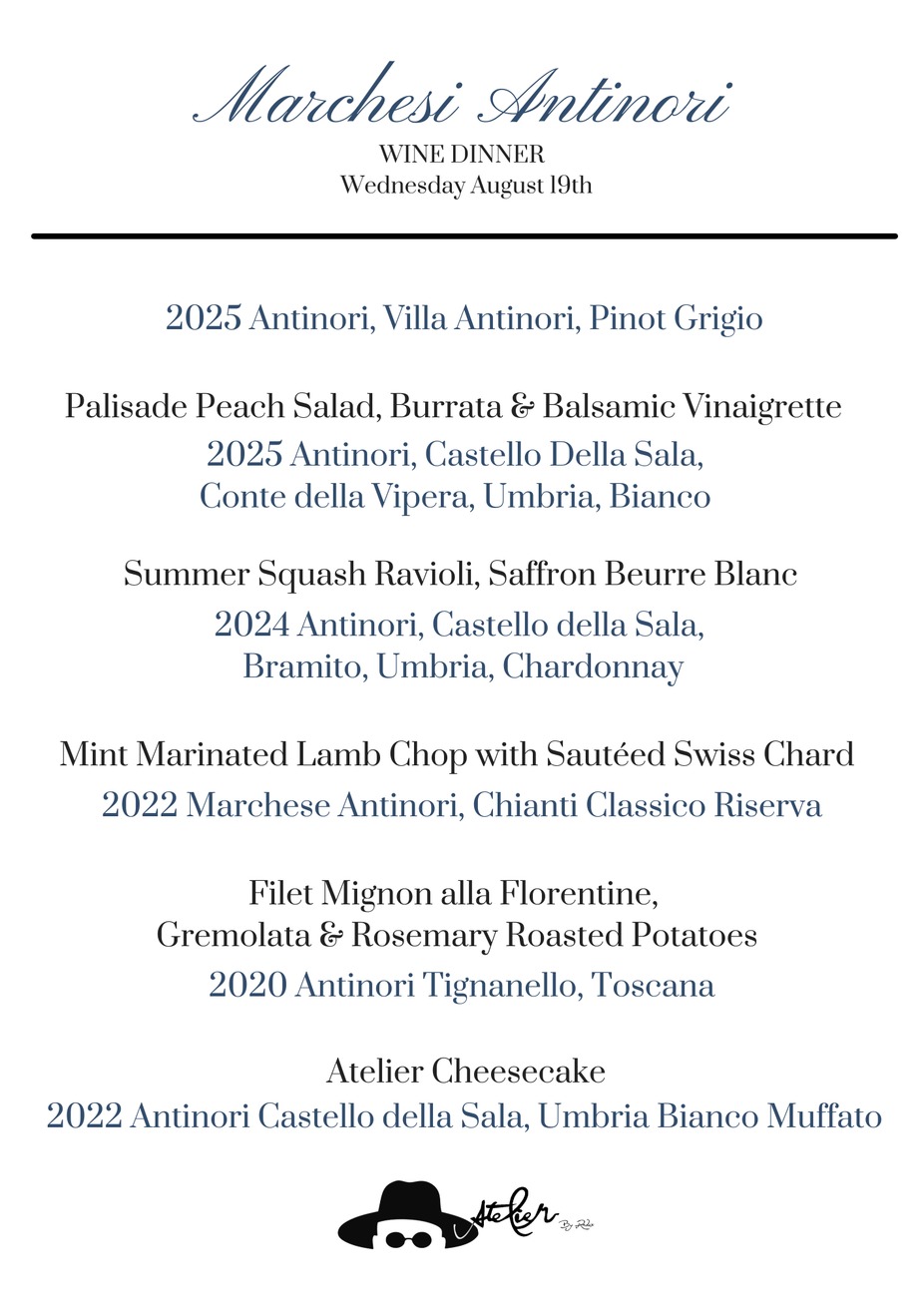Marchesi Antinori Wine Dinner event photo