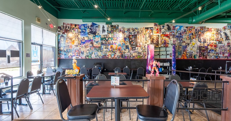 Interior, dining area