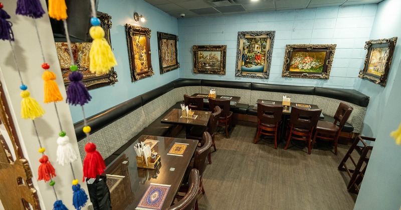 Interior, seating area