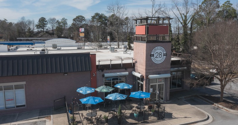 Exterior, patio, top view