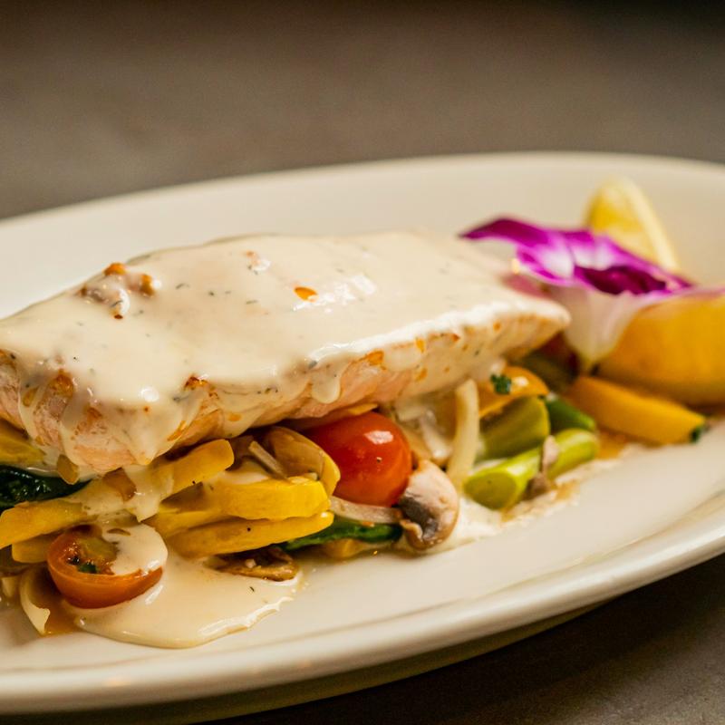 Blackened Salmon & Veggies photo