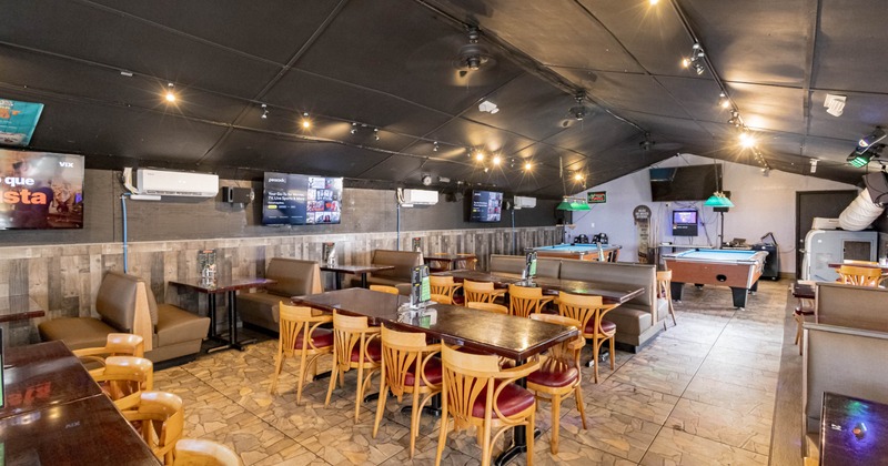 Interior, dining area