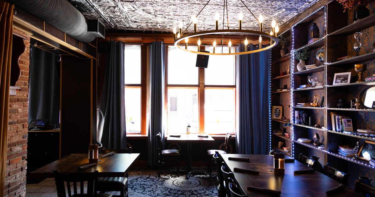 Interior, dining area