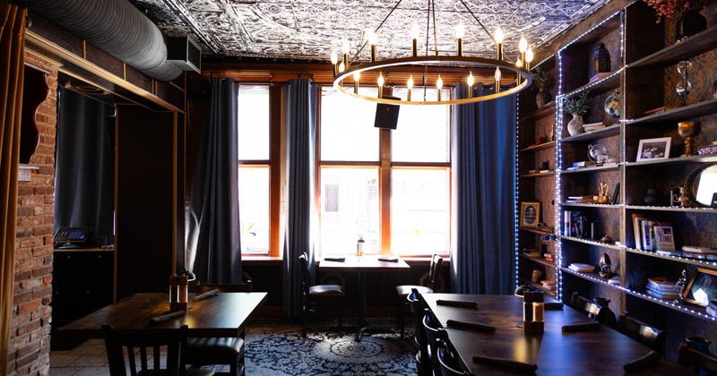 Interior, dining area