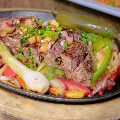 Steak Fajitas.