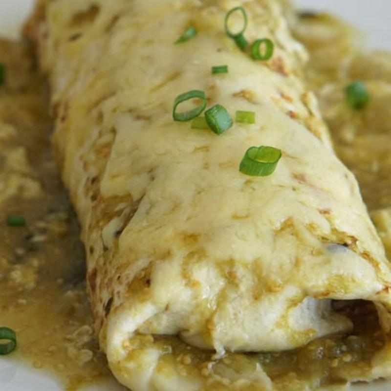 Burrito with Green Salsa photo