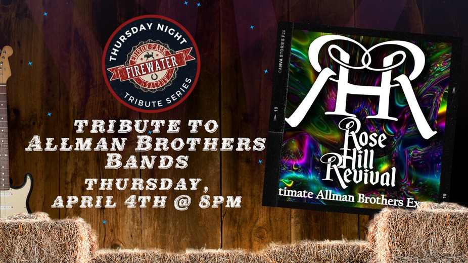 Live Music - Rose Hill Revival Tribute To Allman Brothers event photo
