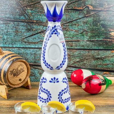 Azul tequila bottle.