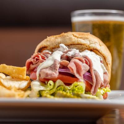 Roast beef sandwich.