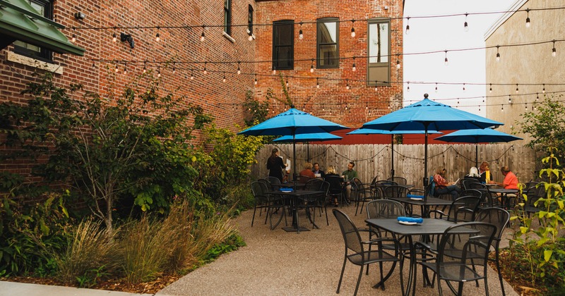 Outdoor seating area