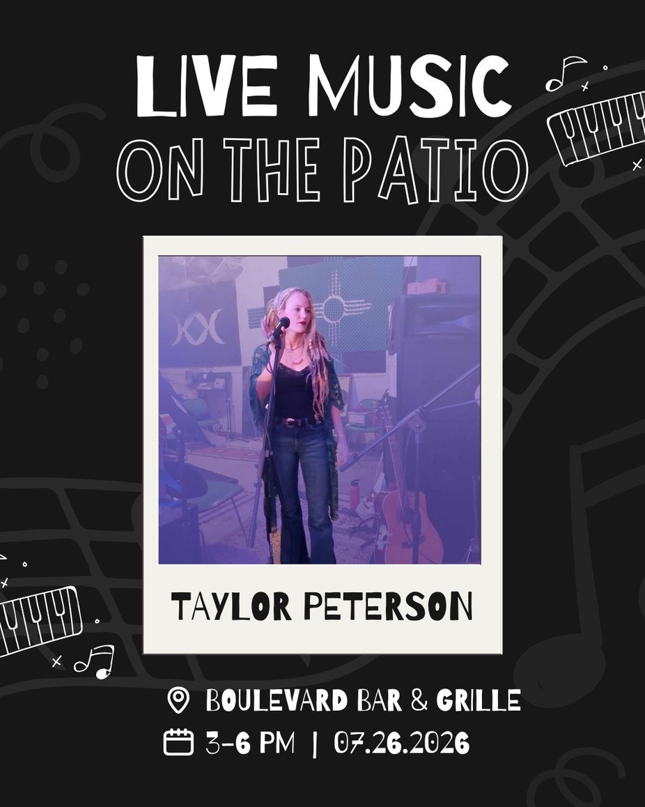LIVE MUSIC  ON THE PATIO ~ Taylor  Peterson event photo