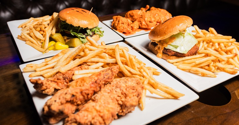 Various dishes served on the table
