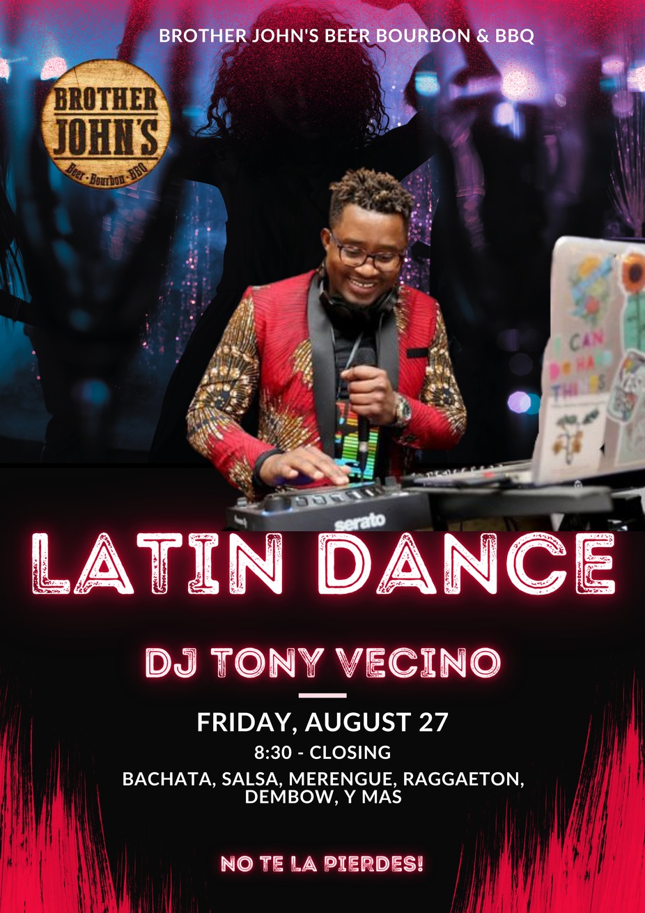 LATIN DANCE FEATURING DJ TONY VECINO event photo