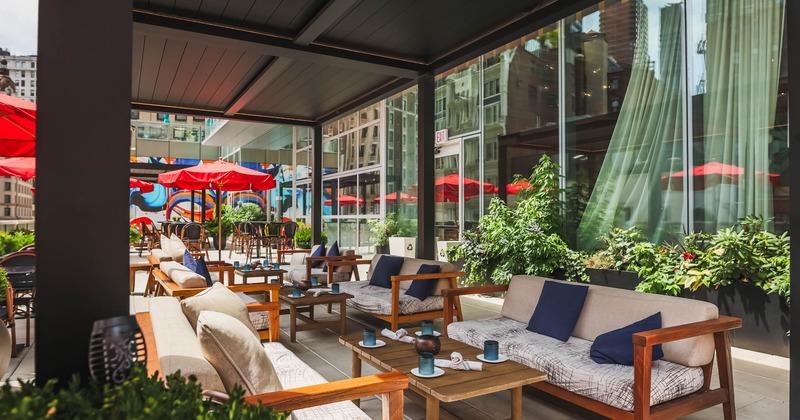 Outdoor, covered patio