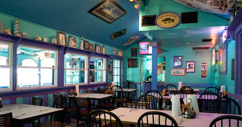 Interior, dining tables