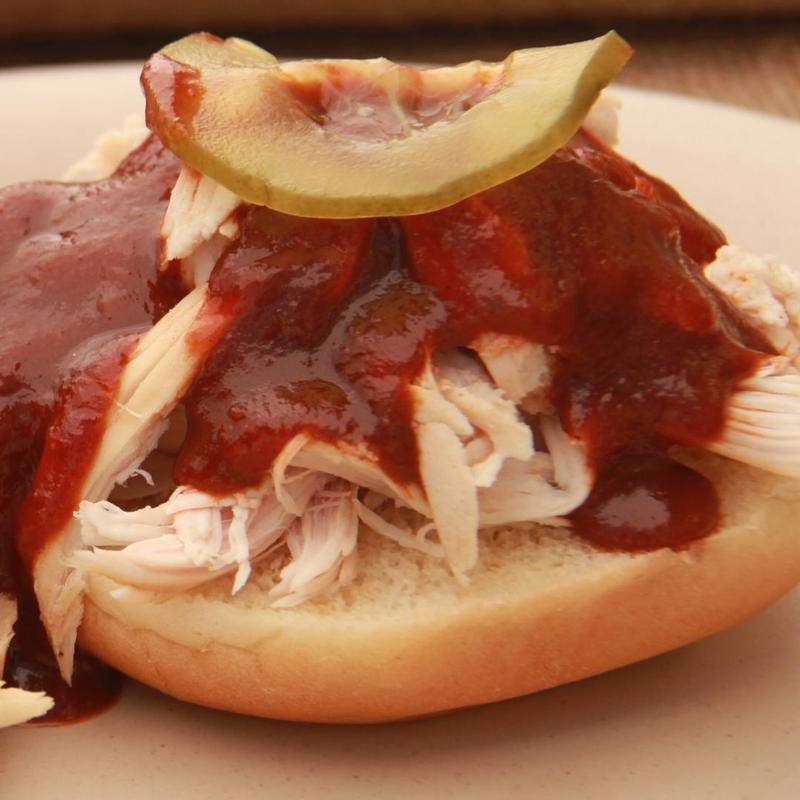 BBQ Chix Sandwich & Fries photo