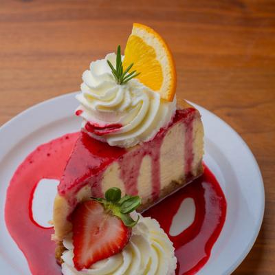 pic of berry cheesecake.