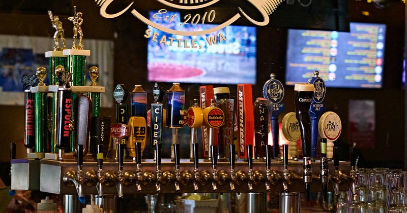 Interior,  bar, beer tap