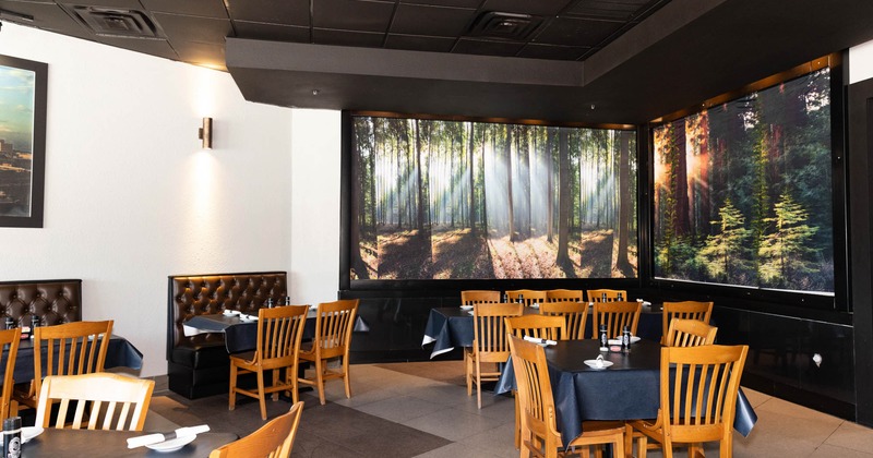 Interior seating space