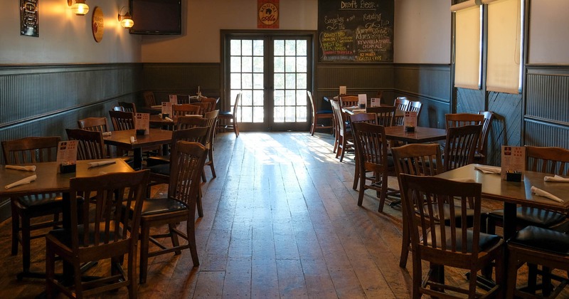 Interior, chairs and tables