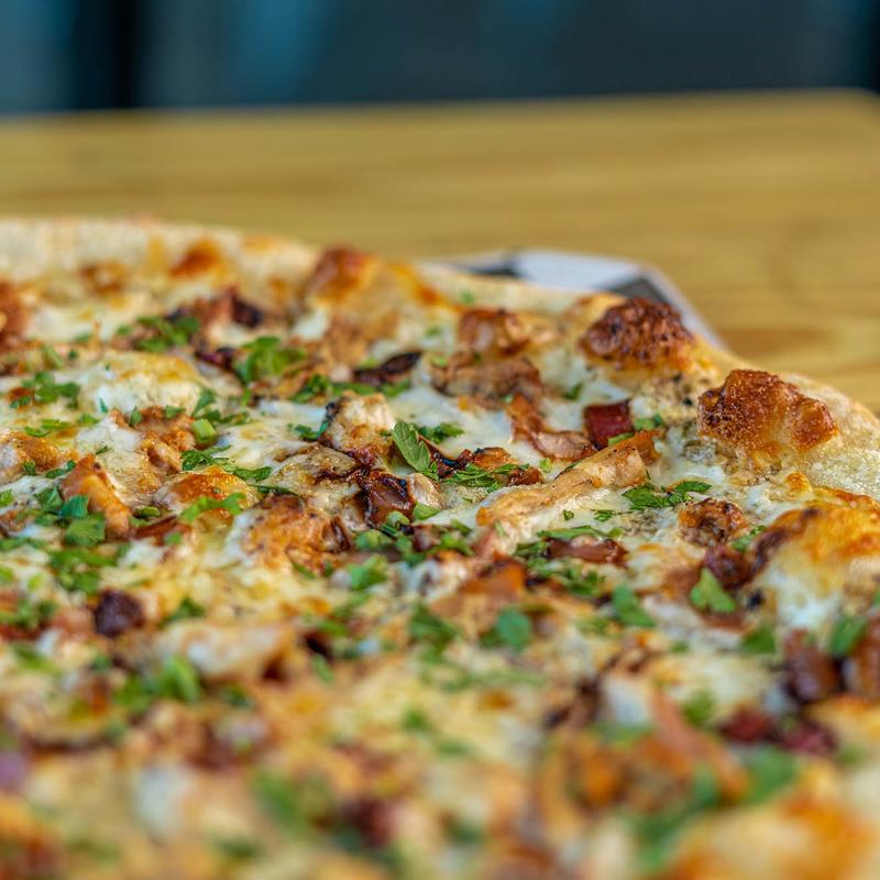 White Chicken Pizza photo