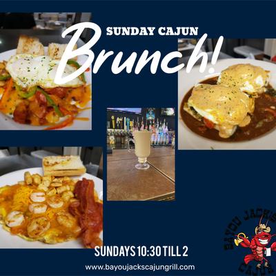 brunch cajun seafood roanoke texas shrimp sausage.