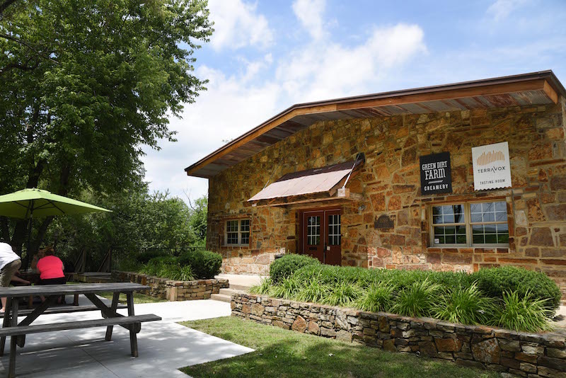 Green Dirt Farm Creamery Front Patio