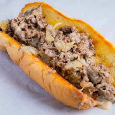 The Classic Philly Cheesestak sandwich.