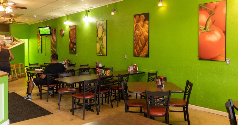 Interior, main dining area