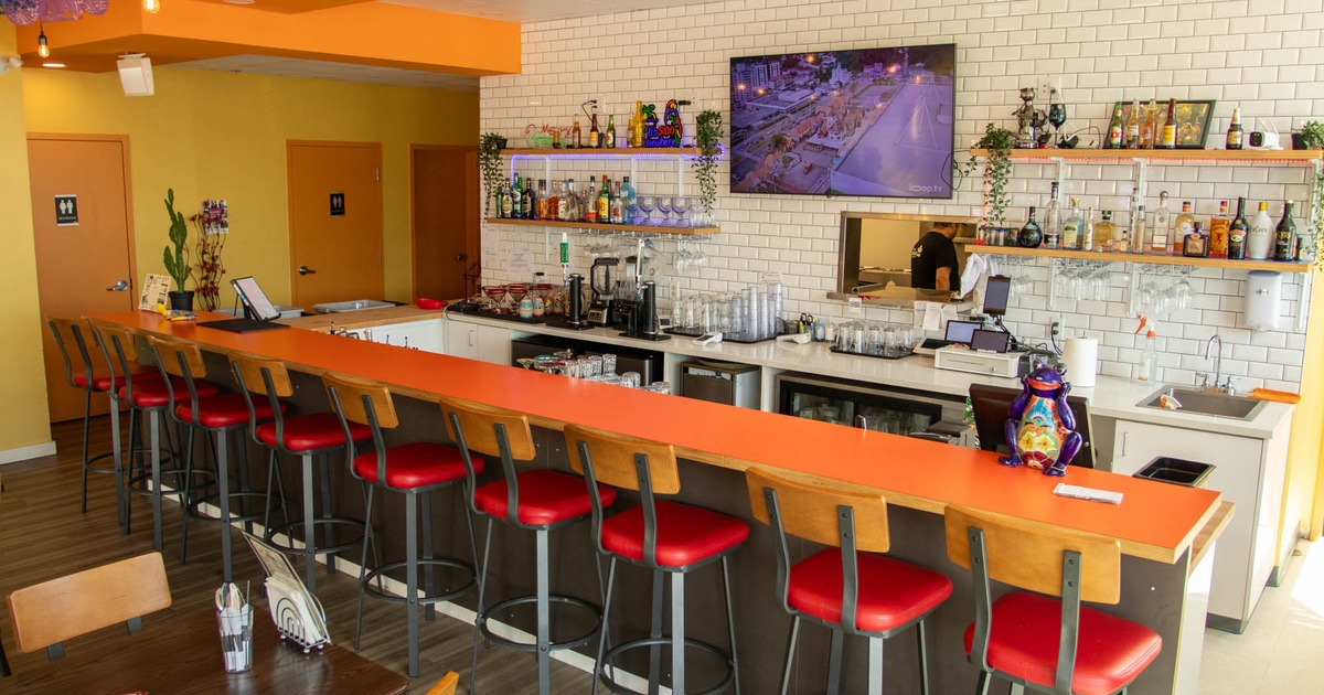 Interior bar area