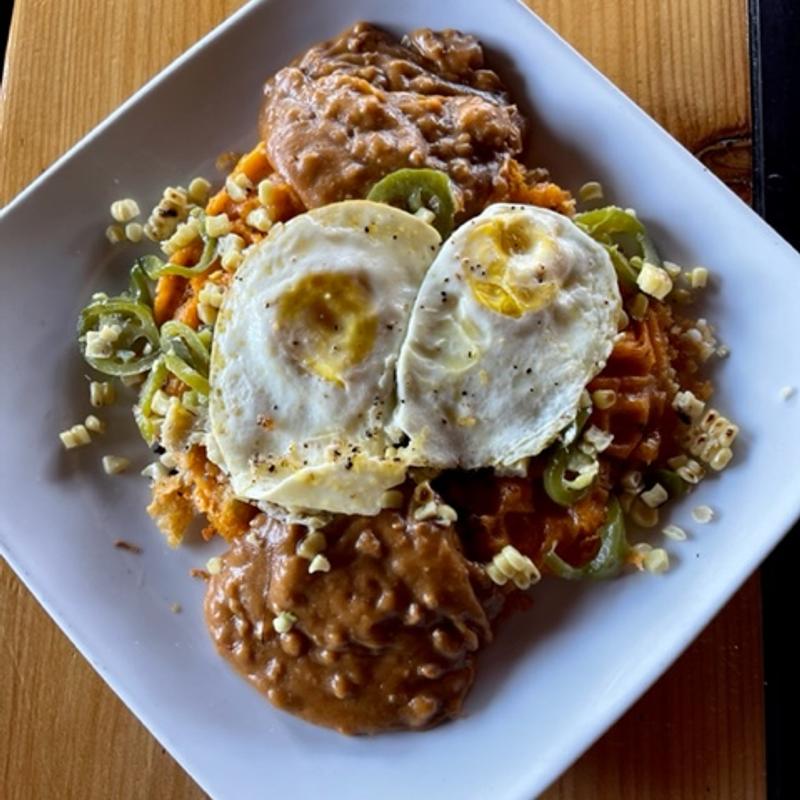 Cheddar Tater Tot Waffle photo